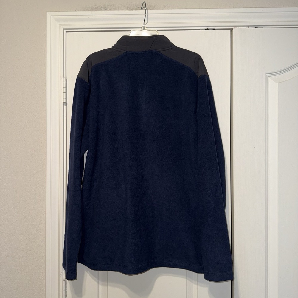 Men's Colosseum Virginia Cavaliers Blue Zip up Fleece Sweater Size X-Large - Picture 2 of 6